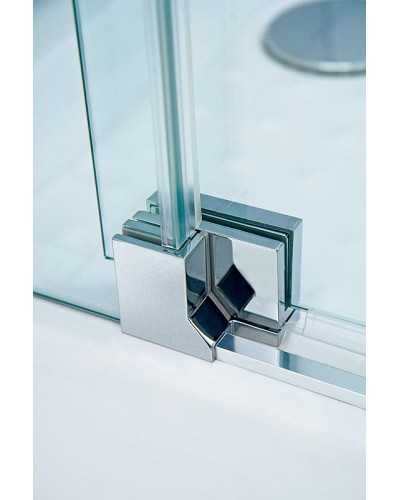 Душевой уголок Cezares Slider 100x90 SLIDER-AH-1-90-90/100-C-Cr профиль Хром стекло прозрачное