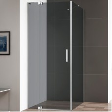 Душевой уголок Cezares Slider 80x100 SLIDER-AH-1-100-70/80-GRIGIO-Cr профиль Хром стекло серое