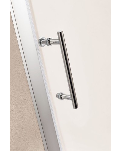 Душевой уголок Cezares Eco 120x100 ECO-O-RH-2-120/100-C-Cr профиль Хром стекло прозрачное