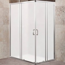 Душевой уголок BelBagno Unique 115x90 UNIQUE-AH-2-100/115-75/90-M-Cr профиль Хром стекло матовое