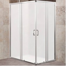 Душевой уголок BelBagno Unique 115x90 UNIQUE-AH-2-100/115-75/90-M-Cr профиль Хром стекло матовое