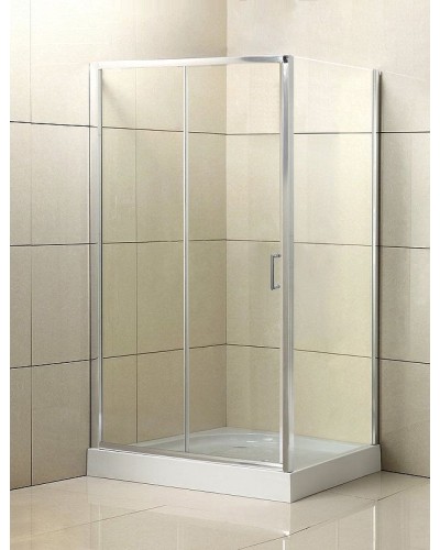 Душевой уголок BelBagno Uno 110x80 UNO-AH-1-110/80-C-Cr профиль Хром стекло прозрачное