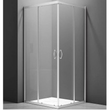 Душевой уголок Veconi Rovigo RV-101 80х80 RV101-80-01-C5 профиль Хром стекло прозрачное