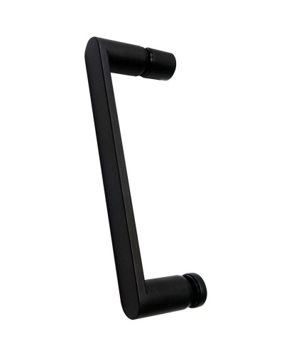 Душевой уголок Abber Sonnenstrand 100x85 AG04100BC-S85B профиль Черный стекло прозрачное