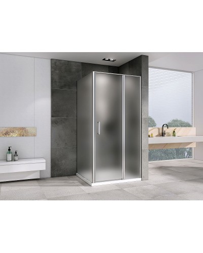 Душевой уголок Abber Sonnenstrand 120x80 AG04120MS-S80M профиль Хром стекло матовое