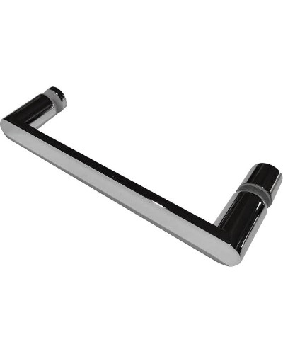 Душевой уголок Abber Schwarzer Diamant 100x80 AG01180M профиль Хром стекло матовое