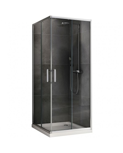 Душевой уголок Abber Schwarzer Diamant 90x90 AG020905 профиль Хром стекло прозрачное