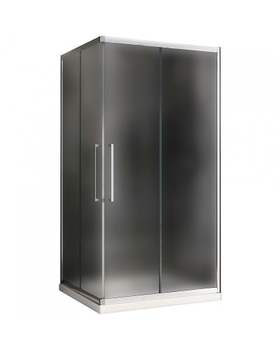 Душевой уголок Abber Schwarzer Diamant 120x80 AG02128MH профиль Хром стекло матовое