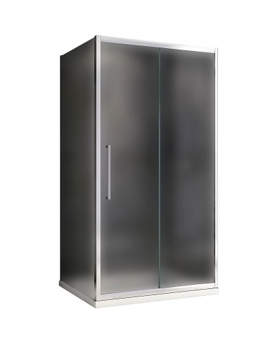 Душевой уголок Abber Schwarzer Diamant 130x85 AG30130MH-S85M профиль Хром стекло матовое