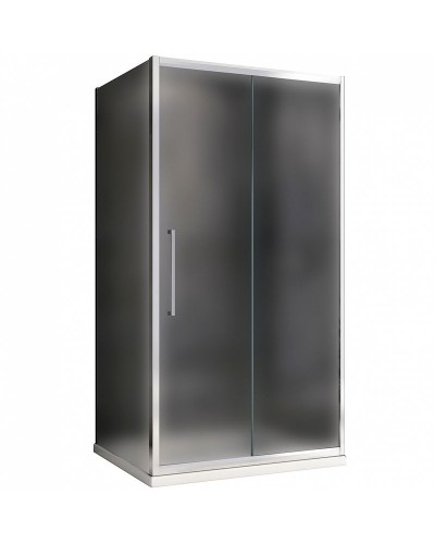 Душевой уголок Abber Schwarzer Diamant 170x70 AG30170MH-S70M профиль Хром стекло матовое