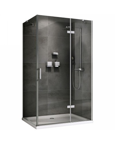 Душевой уголок Abber Zart 120x70 AG08120-S71 профиль Хром стекло прозрачное