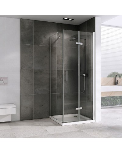 Душевой уголок Abber Zart 90x90 AG08090P-S91 профиль Хром стекло прозрачное