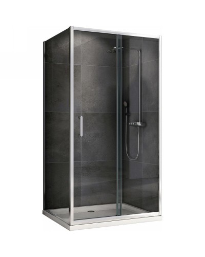 Душевой уголок Abber Schwarzer Diamant 150x90 AG301505-S905 профиль Хром стекло прозрачное