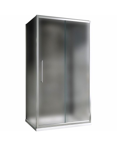 Душевой уголок Abber Schwarzer Diamant 100x70 AG30100MH-S70M-S70M профиль Хром стекло матовое