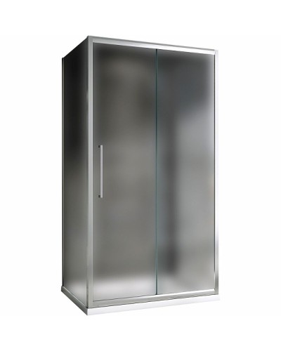 Душевой уголок Abber Schwarzer Diamant 140x70 AG30140MH-S70M-S70M профиль Хром стекло матовое