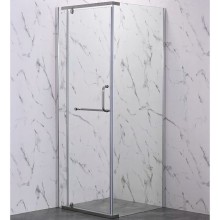 Душевой уголок Veconi Rovigo RV-18 90x90 RV18-90-01-C5 профиль Хром стекло прозрачное