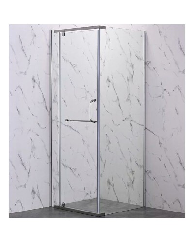 Душевой уголок Veconi Rovigo RV-18 90x90 RV18-90-01-C5 профиль Хром стекло прозрачное