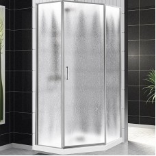 Душевой уголок BelBagno Uno 90х90 UNO-195-P-1-90-CH-CR профиль Хром стекло шиншилла