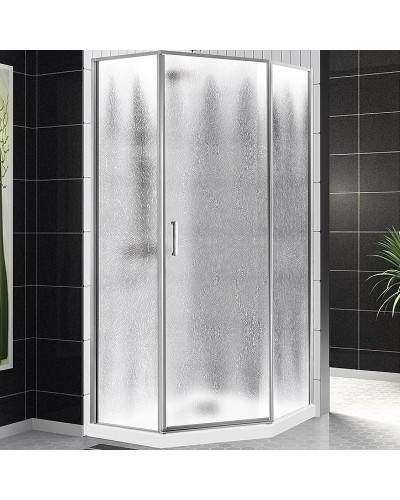 Душевой уголок BelBagno Uno 90х90 UNO-195-P-1-90-CH-CR профиль Хром стекло шиншилла