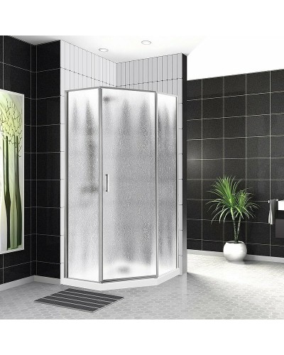 Душевой уголок BelBagno Uno 90х90 UNO-195-P-1-90-CH-CR профиль Хром стекло шиншилла