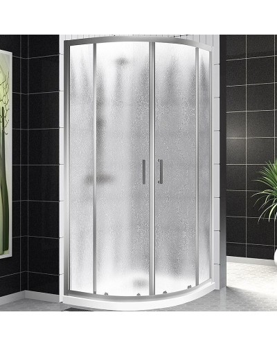 Душевой уголок BelBagno Uno 100х100 UNO-195-R-2-100-CH-CR профиль Хром стекло шиншилла