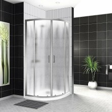 Душевой уголок BelBagno Uno 100х100 UNO-195-R-2-100-CH-CR профиль Хром стекло шиншилла