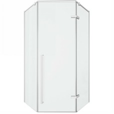 Душевой уголок Cerutti SPA 100х100 C2AW профиль Белый стекло прозрачное