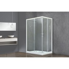 Душевой уголок Royal Bath HPD 115x90 RB11590HPD-T профиль Белый стекло прозрачное