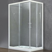 Душевой уголок Royal Bath HPD 115x90 RB11590HPD-T профиль Белый стекло прозрачное