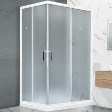 Душевой уголок Royal Bath HPD 115x80 RB11580HPD-C профиль Белый стекло матовое