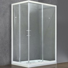 Душевой уголок Royal Bath HPD 115x80 RB11580HPD-T профиль Белый стекло прозрачное