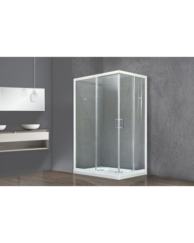 Душевой уголок Royal Bath HPD 110x80 RB8110HPD-T профиль Белый стекло прозрачное