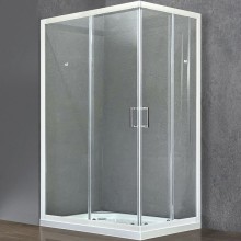 Душевой уголок Royal Bath HPD 110x80 RB8110HPD-T профиль Белый стекло прозрачное