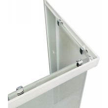 Душевой уголок Royal Bath HPD 110x100 RB1110HPD-C профиль Белый стекло матовое
