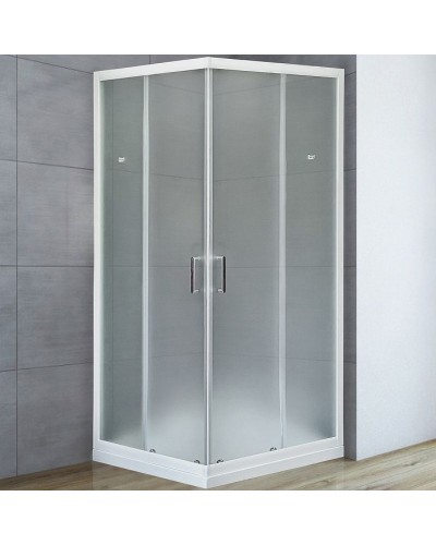 Душевой уголок Royal Bath HPD 110x100 RB1110HPD-C профиль Белый стекло матовое