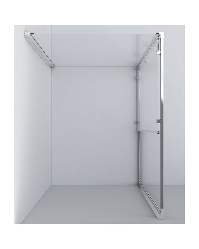 Душевой уголок Vincea Garda 130x100 VSR-1G1013CLB профиль Черный стекло прозрачное