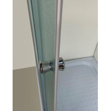 Душевой уголок Niagara Eco 100х80 NG-018-14Q профиль Хром матовый стекло матовое