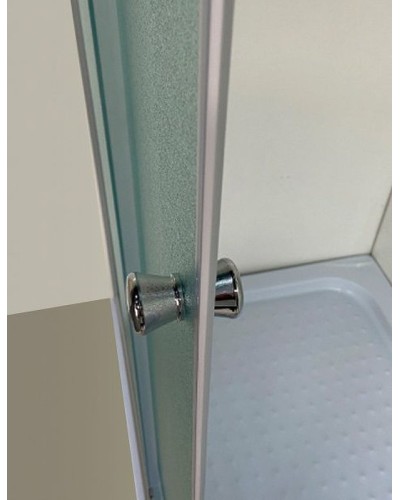 Душевой уголок Niagara Eco 100х80 NG-018-14Q профиль Хром матовый стекло матовое