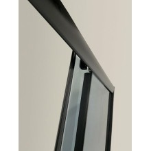 Душевой уголок Niagara Eco 80х80 NG-008-14QT профиль Черный стекло тонированное