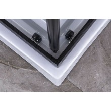 Душевой уголок Niagara Nova 80х80 NG-6888-08 BLACK профиль Черный стекло прозрачное