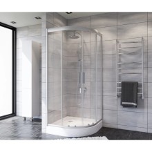 Душевой уголок 100х100 см Am.Pm Gem W90G-401-100WT прозрачное