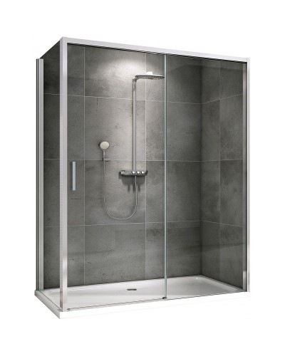 Душевой уголок Abber Komfort 150x90 AG93150-S92 профиль Хром стекло прозрачное