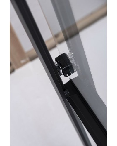 Душевой уголок Niagara Nova 100х80 NG-6881-08 BLACK профиль Черный стекло прозрачное