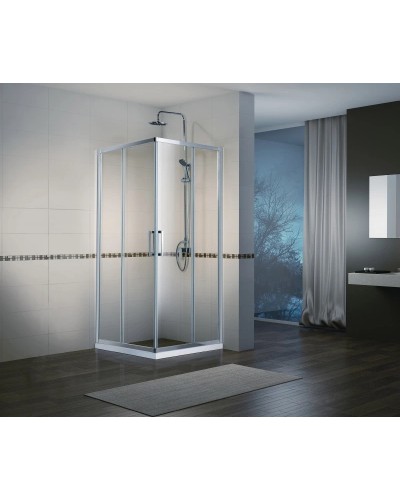 Душевой уголок 90х90 см Bravat Line BS090.2202A прозрачное