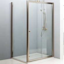 Душевой уголок Cezares Giubileo 140x90 GIUBILEO-AH-1-140/90-SCORREVOLE-C-Br профиль Бронза стекло прозрачное