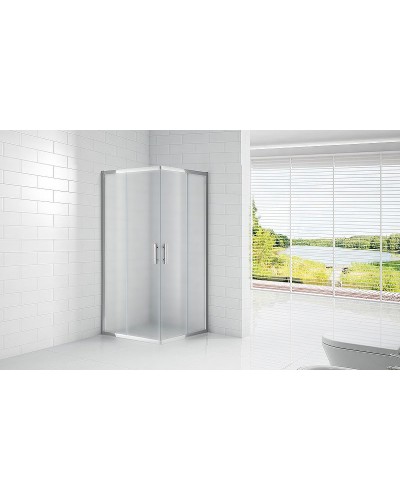 Душевой уголок Cezares Eco 90x90 ECO-O-A-2-90-C-Cr профиль Хром стекло прозрачное