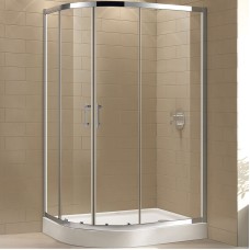 Душевой уголок Cezares Eco 100х80 ECO-O-RH-2-100/80-C-Cr профиль Хром стекло прозрачное