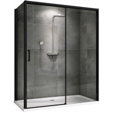 Душевой уголок Abber Komfort 130x90 AG93130B-S92B профиль Черный стекло прозрачное