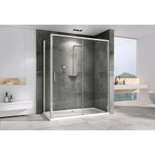 Душевой уголок Abber Komfort 160x90 AG93160-S92 профиль Хром стекло прозрачное