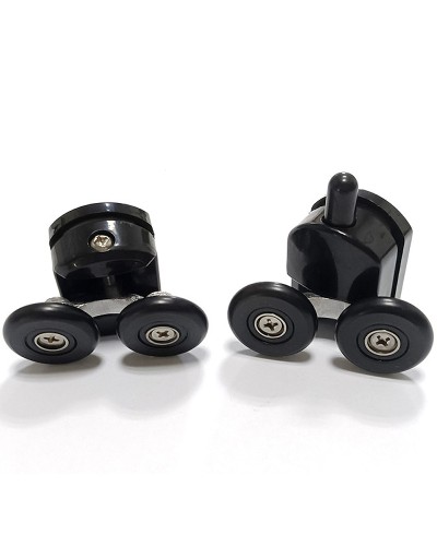 Душевой уголок Abber Schwarzer Diamant 130x80 AG30130BMH-S80BM-S80BM профиль Черный стекло матовое